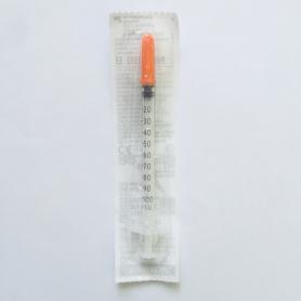 Инсулиновый шприц с интегрированной иглой 1мл U100 (игла 0,3*12 мм) купить - Масса Тела